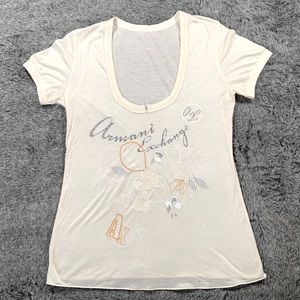 Armani Exchange T-Shirt with Embroidery